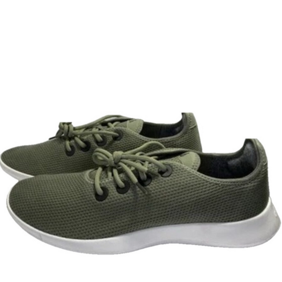 NEW ALLBIRDS Tree Runner Green Mesh Low Top Mens Size 14 Sneaker in Rugged Green - Picture 1 of 6